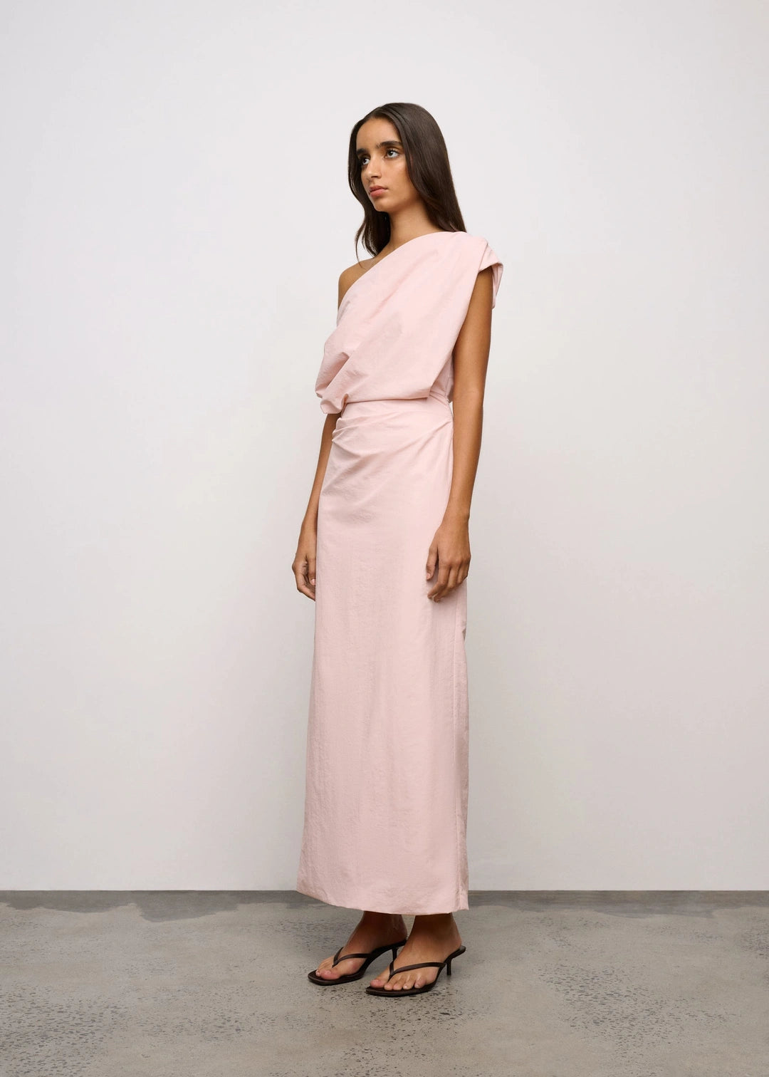 ONE OF OTHERS - PALLAS MIDI DRESS - MUSK