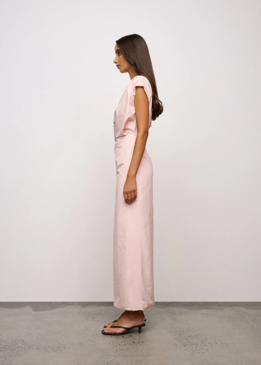ONE OF OTHERS - PALLAS MIDI DRESS - MUSK
