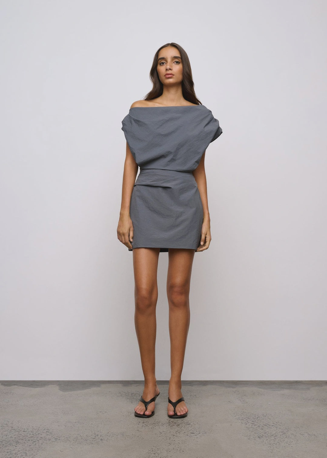 ONE OF OTHERS - PALLAS MINI DRESS - SLATE