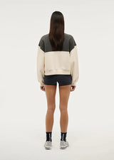 P.E NATION - CENTRE FIELD SWEAT - FOSSIL