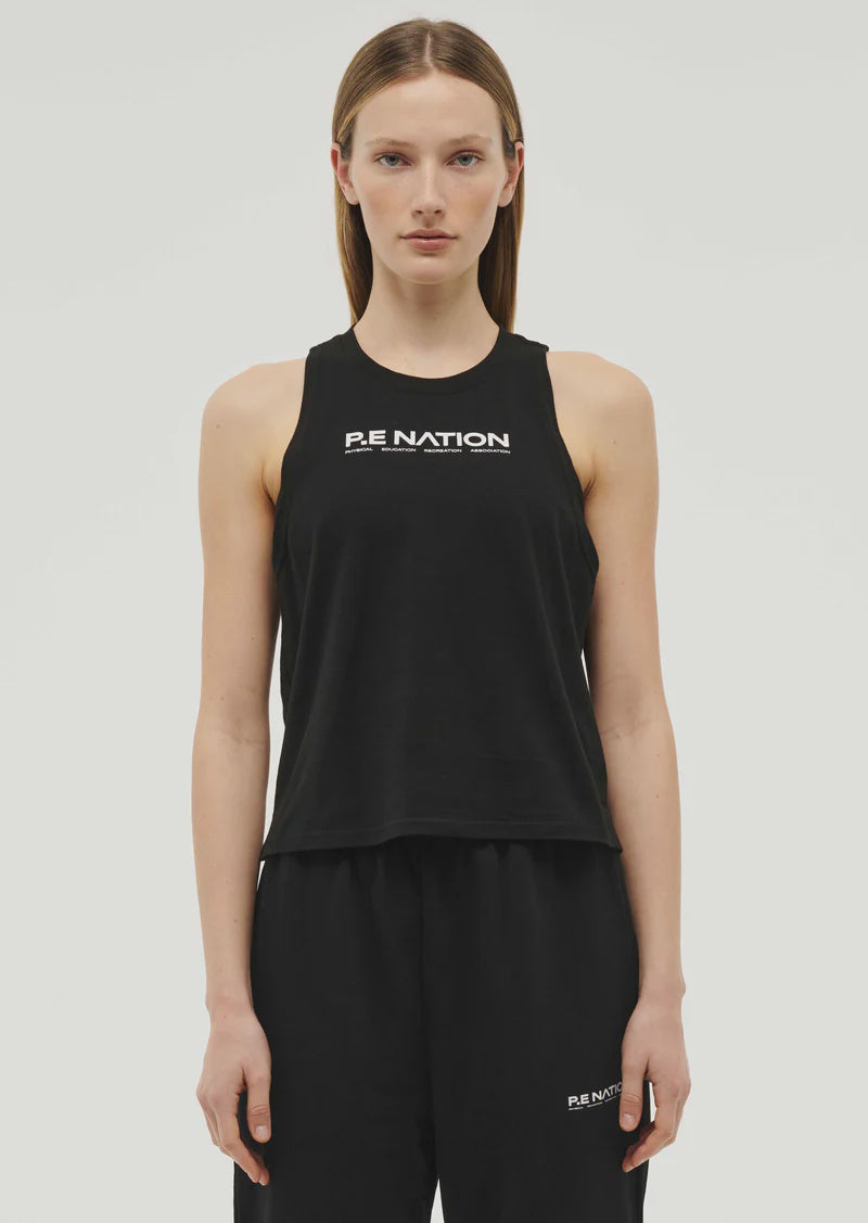 P.E NATION - AERO TANK - BLACK