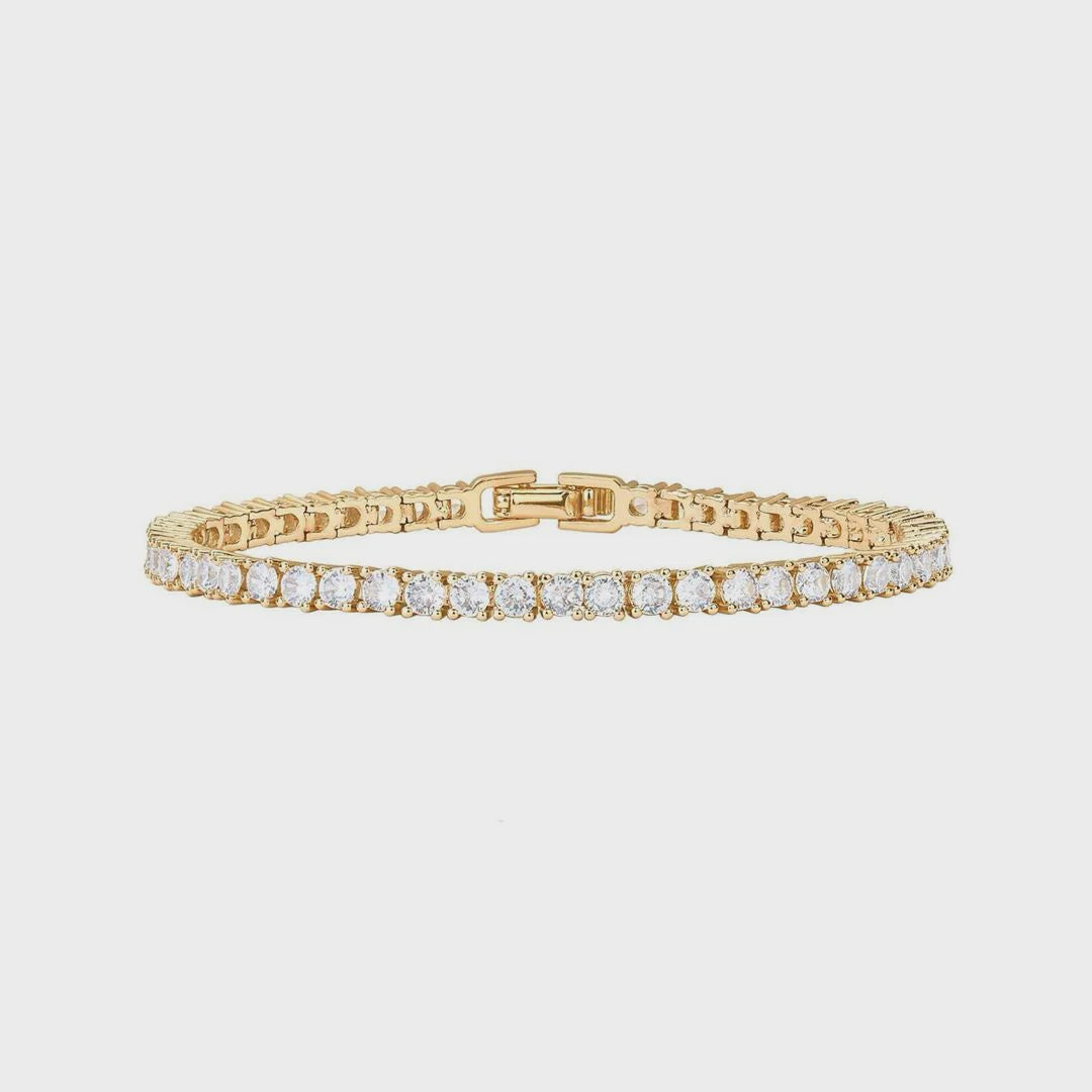 ZAYA - SOFIA TENNIS BRACELET - GOLD