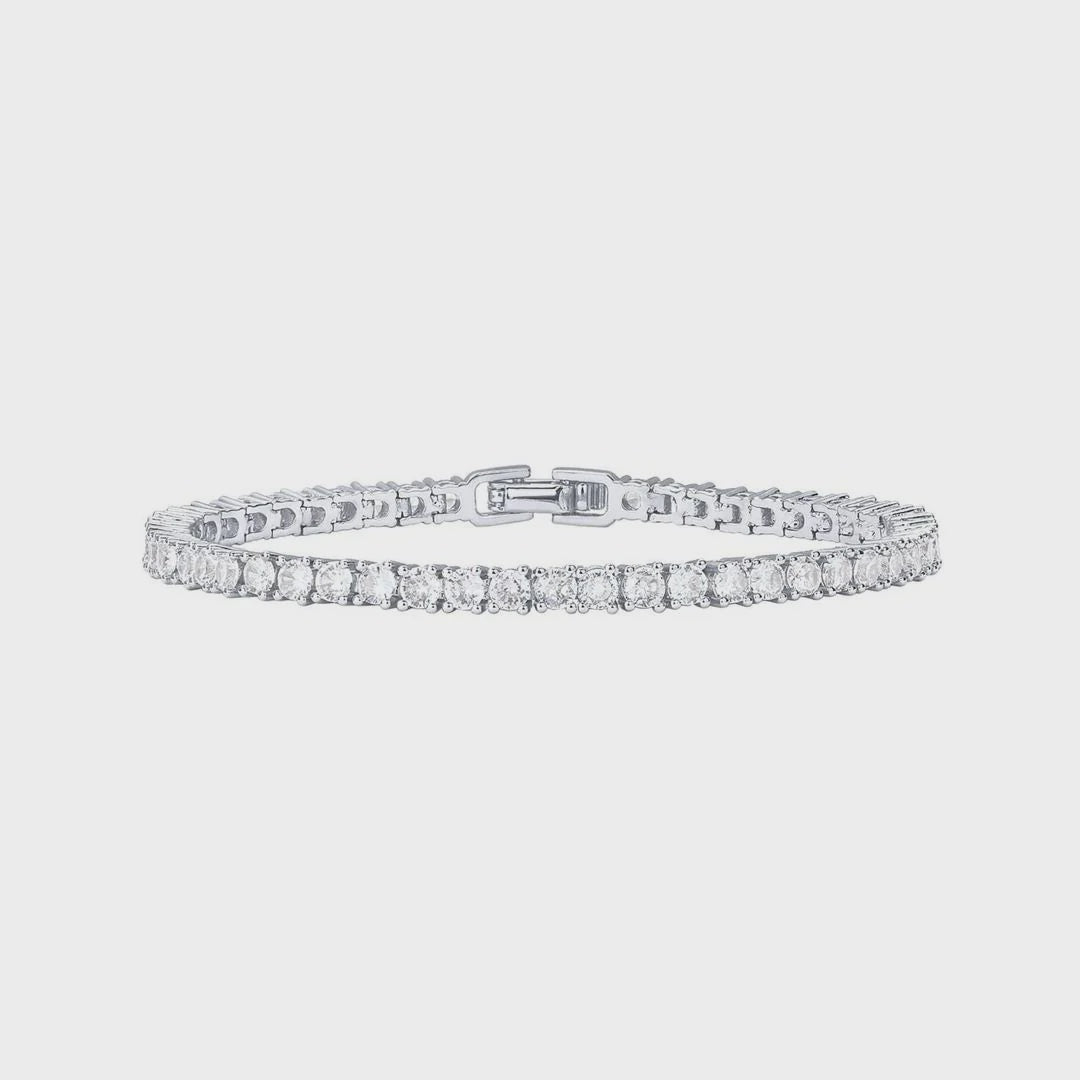 ZAYA - SOFIA TENNIS BRACELET - SILVER