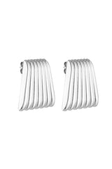 PORTER - CATERPILLAR EARRINGS - SILVER