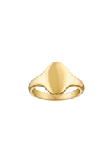 PORTER - EGG SIGNET RING - GOLD