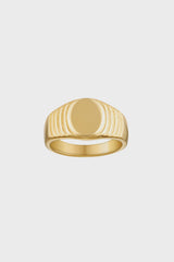 PORTER - NONNO SIGNET RING - GOLD