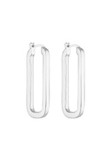 PORTER - OVAL HOOPS - SILVER