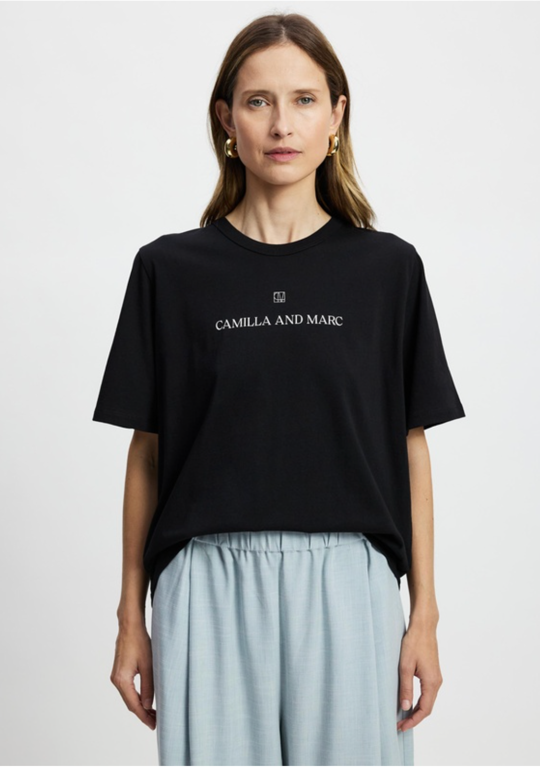 CAMILLA AND MARC - GRAYSON TEE - BLACK
