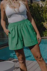 RAEF THE LABEL - ROBBIE SHORTS - APPLE GREEN