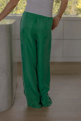 RAEF THE LABEL - ANNABELLE CUPRO PANT - APPLE GREEN