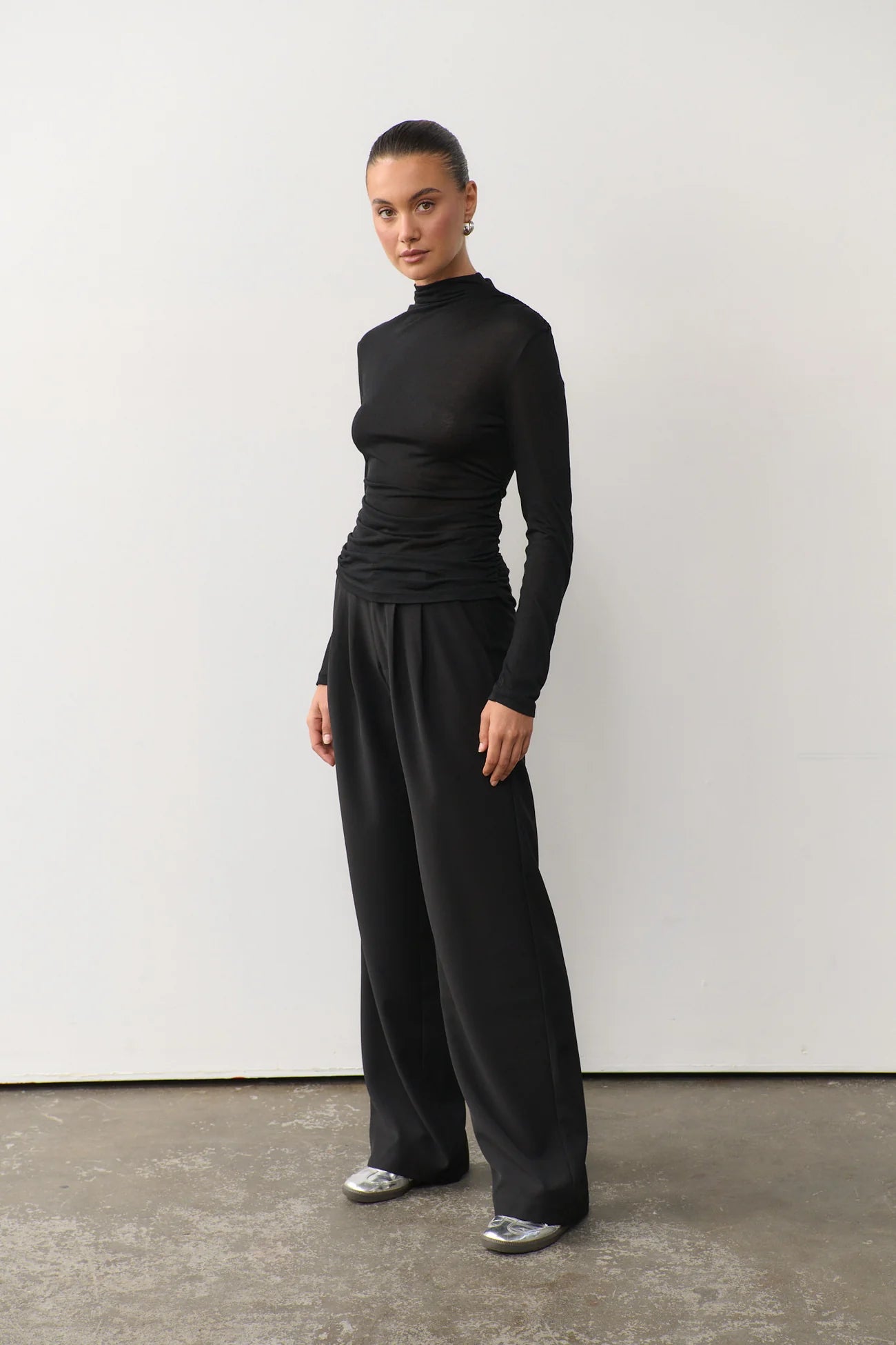 RAEF THE LABEL - OLIVIA WIDE LEG - BLACK