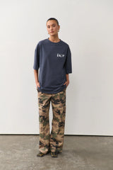 RAEF THE LABEL - BLURRED RAEF TEE - WASHED BLACK