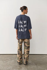RAEF THE LABEL - BLURRED RAEF TEE - WASHED BLACK