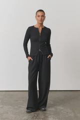 RAEF THE LABEL - ELSIE RELAXED TROUSER - BLACK