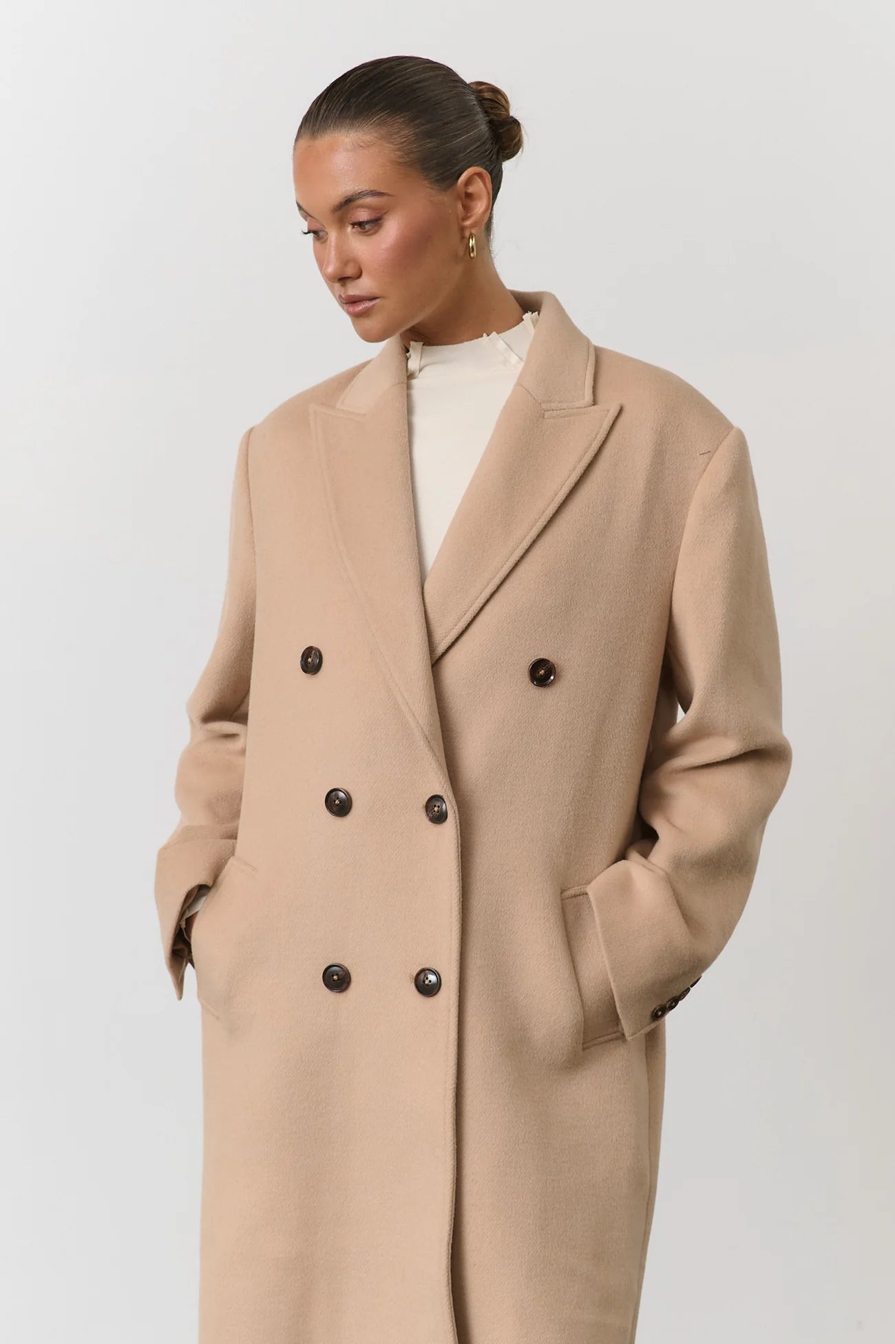 RAEF THE LABEL - STELLA COAT - CAMEL