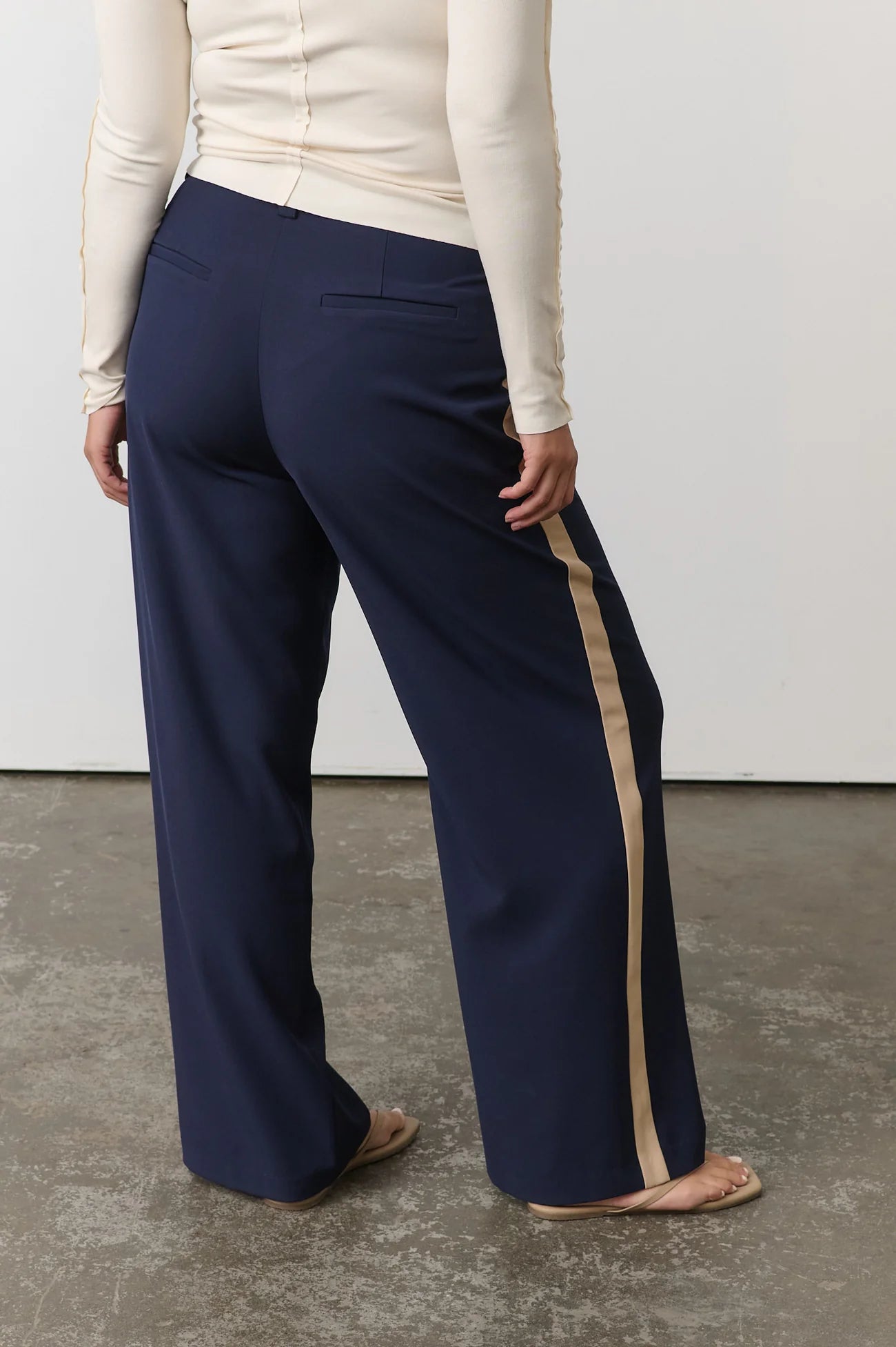 RAEF THE LABEL - ADDISON TROUSER - MIDNIGHT/CAMEL
