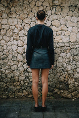 RAEF THE LABEL - RAEF JERSEY LS TOP - BLACK