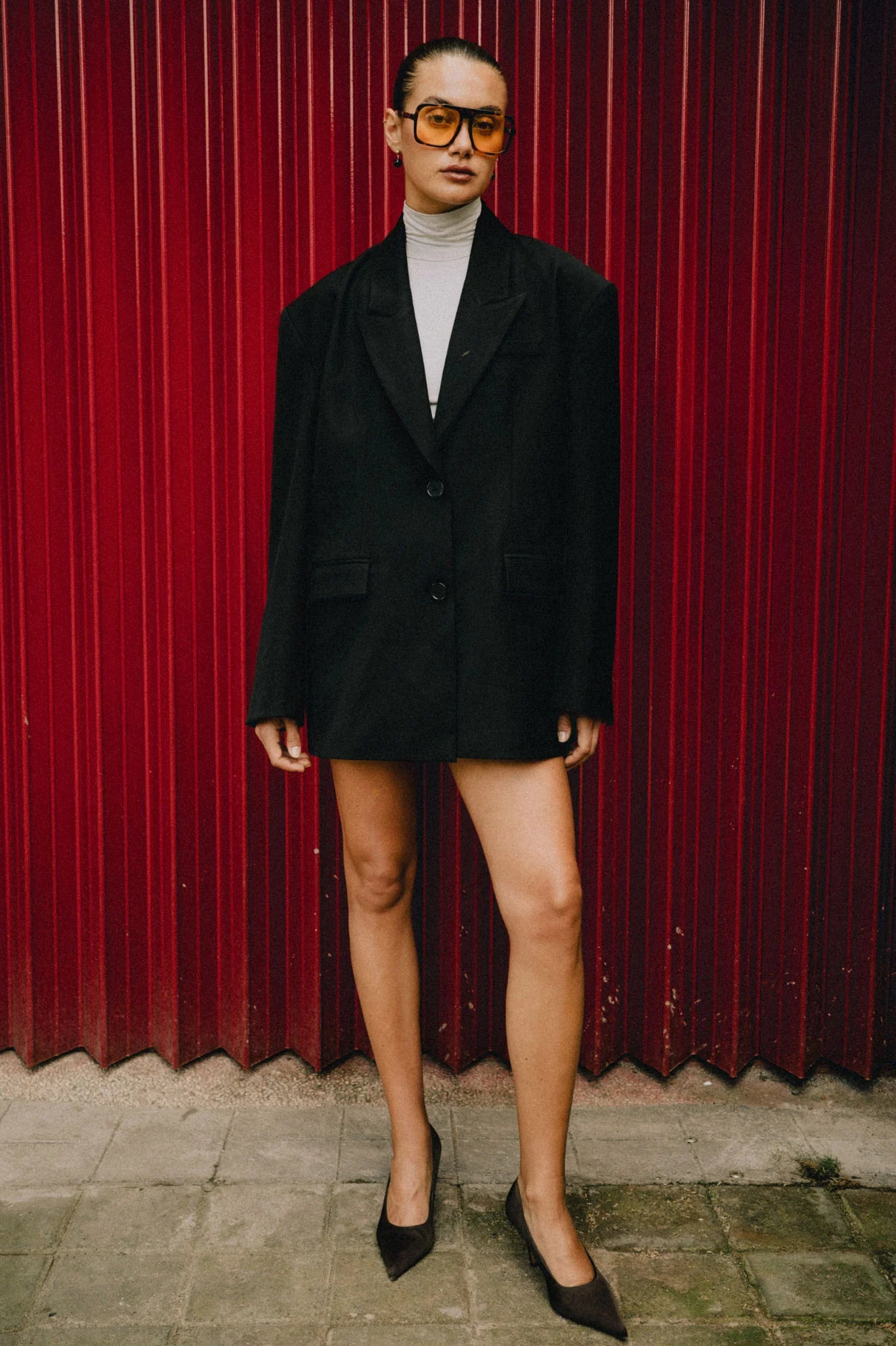 RAEF THE LABEL - NOAH BLAZER - BLACK