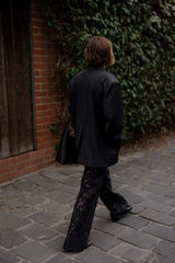 RAEF THE LABEL - SHILOH LACE PANT - BLACK