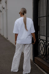 RAEF THE LABEL - SHILOH LACE PANT - WHITE