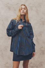 BLANCA - RENATA SHIRT - NAVY