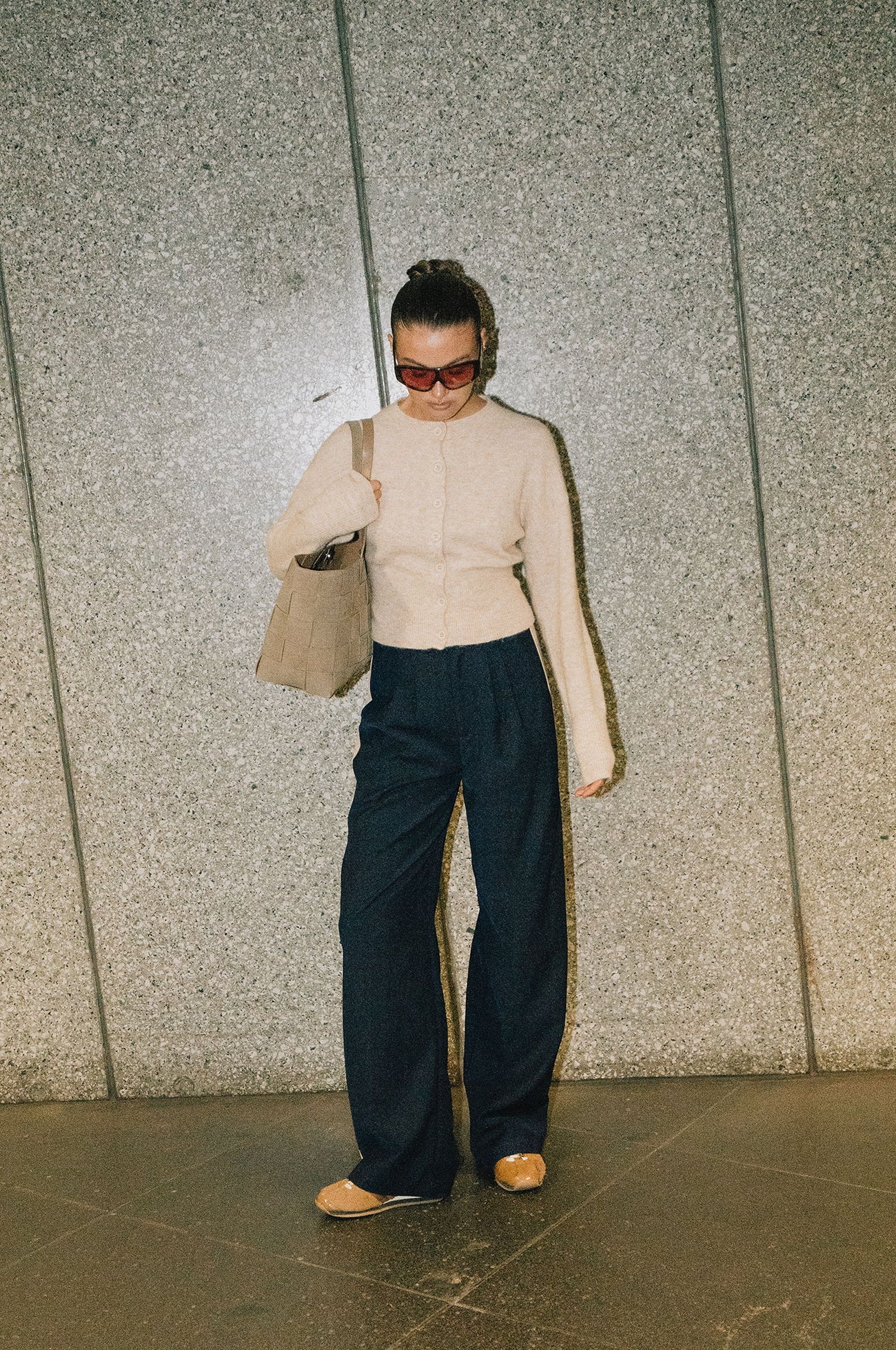 RAEF THE LABEL - ADDISON TROUSER - MIDNIGHT/CAMEL