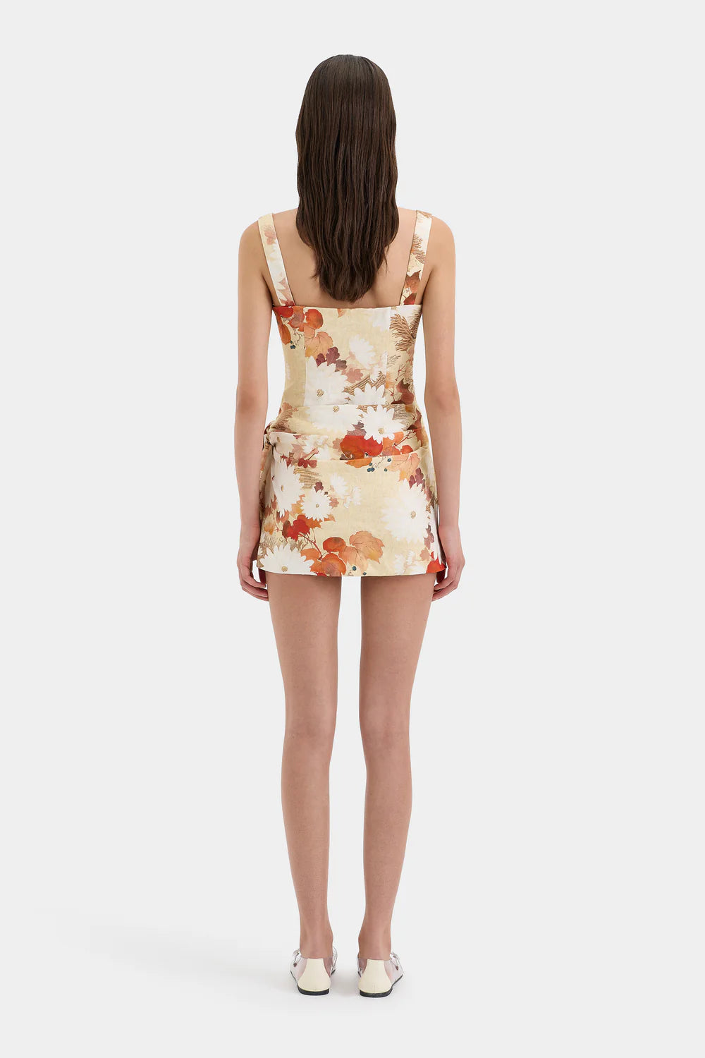 SIR THE LABEL - JESSAMINE TIE MINI DRESS - POSY FLORAL