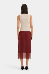 SIR THE LABEL - FLORIAN MIDI SKIRT - WILDFLOWER FLORAL