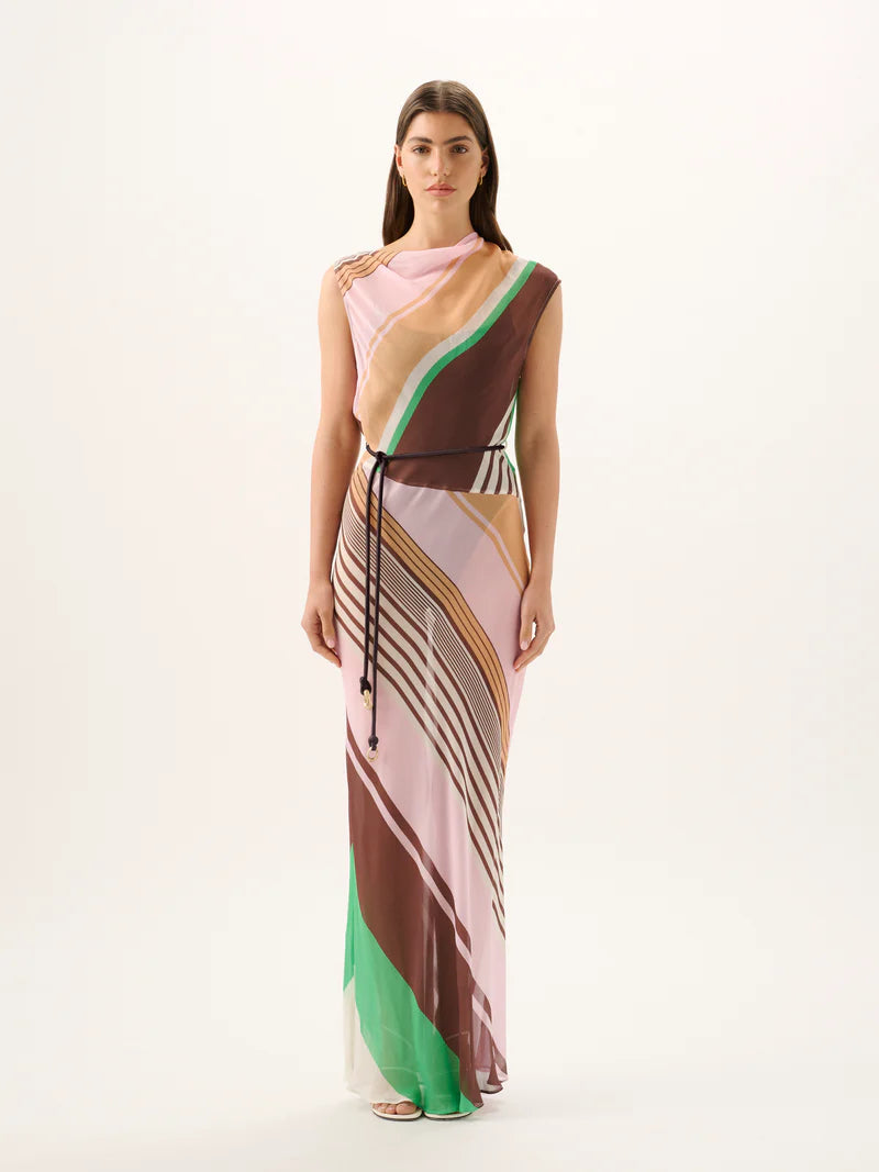 ROAME - CAPRI MAXI DRESS - TANGO STRIPE