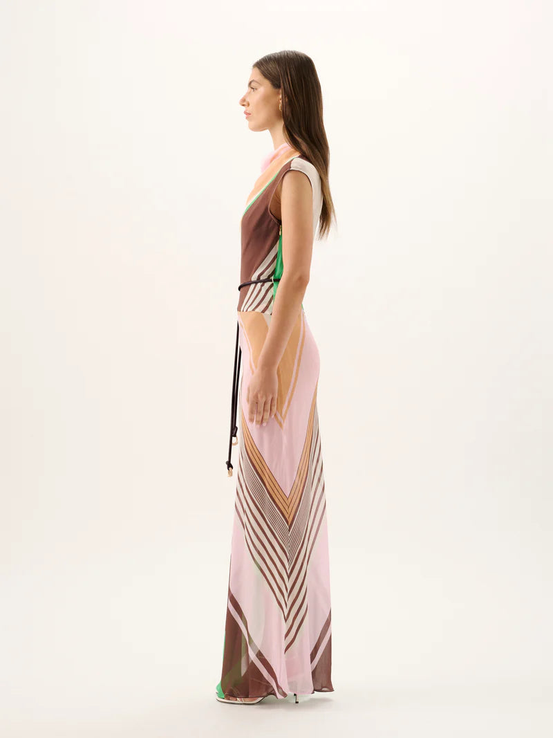 ROAME - CAPRI MAXI DRESS - TANGO STRIPE