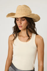 REMAIN - SARA HAT - RAFFIA