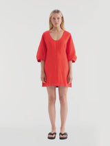 KIVARI - ROSALIA MINI DRESS - CORAL