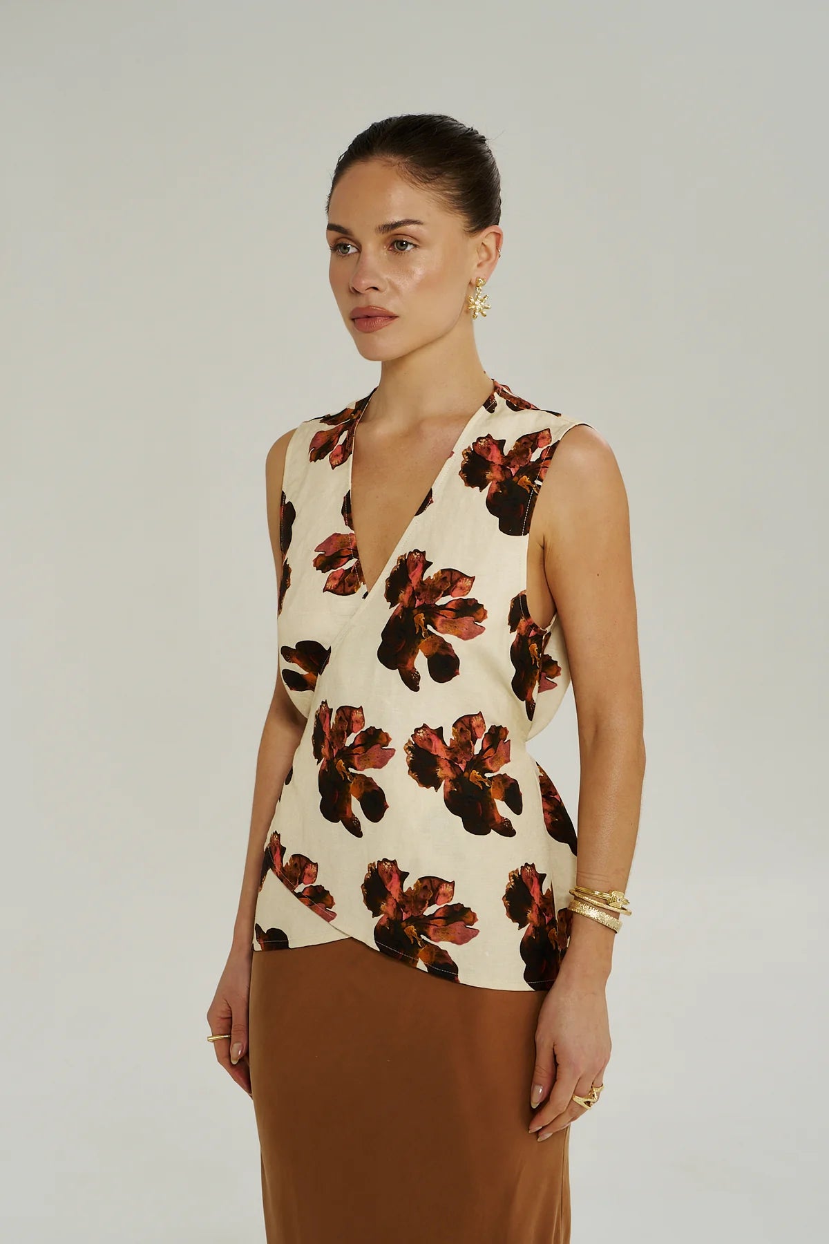 PRE ORDER - SUMMI SUMMI - WRAP VEST - BUTTER FLEUR