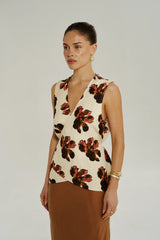PRE ORDER - SUMMI SUMMI - WRAP VEST - BUTTER FLEUR