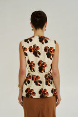 PRE ORDER - SUMMI SUMMI - WRAP VEST - BUTTER FLEUR
