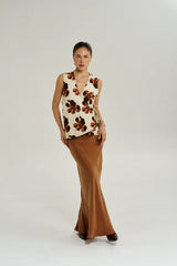 PRE ORDER - SUMMI SUMMI - WRAP VEST - BUTTER FLEUR