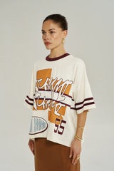 PRE ORDER - SUMMI SUMMI - BORDEAUX 55 TEE - VINTAGE WHITE