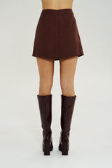 SUMMI SUMMI - SKORT - CHOCOLAT