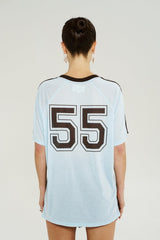 SUMMI SUMMI - V NECK JERSEY TEE - ICEL