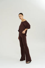 SUMMI SUMMI - LOUNGE PANT - CHOCOLAT
