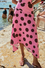 SUMMI SUMMI - FRENCHIE MIDI SKIRT - BIG DOTTY BID