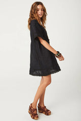 SPELL - PFEIFFER MINI DRESS - INK