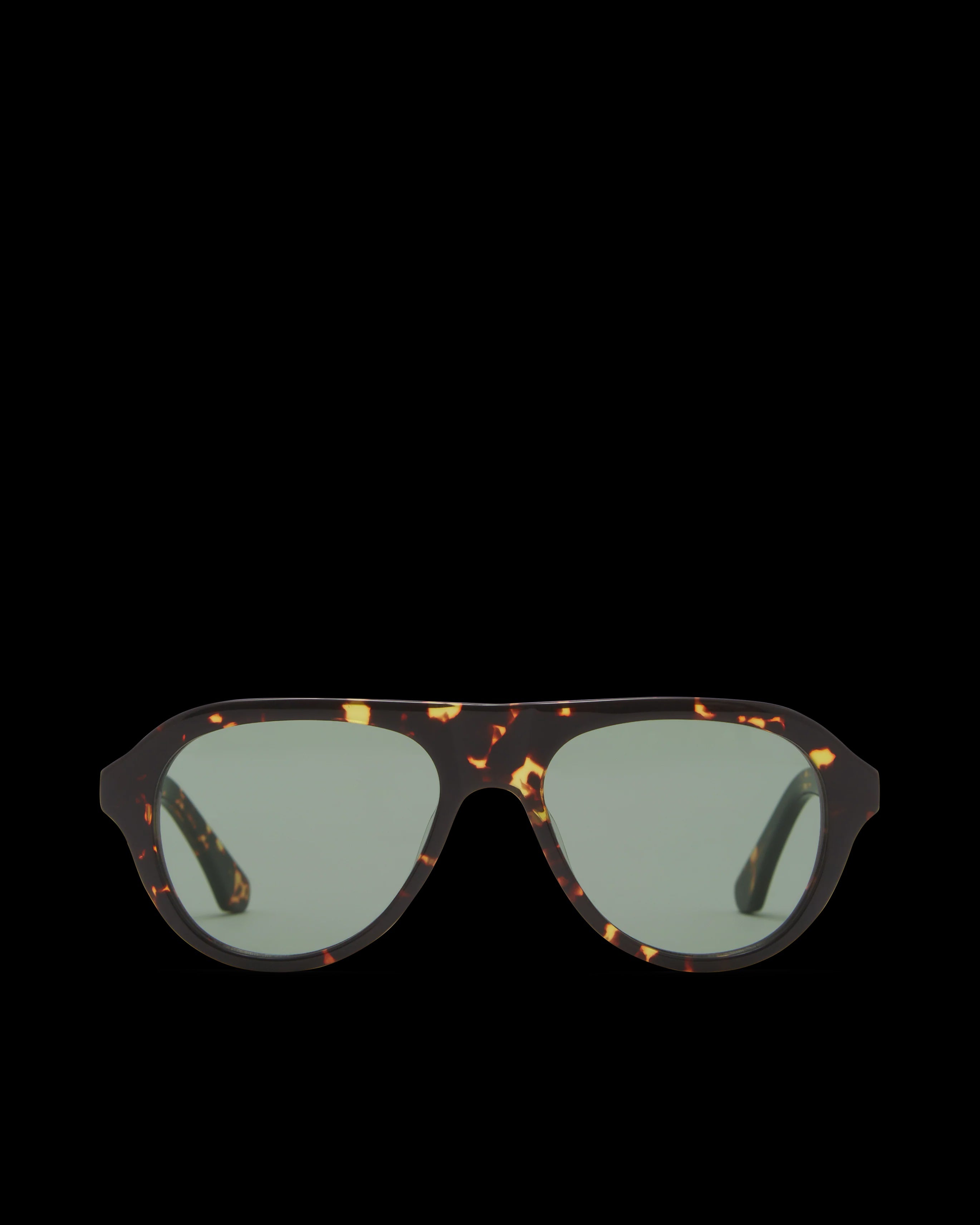 BANBE EYEWEAR - THE RILEY - AMBER TORT/LIGHT GREEN