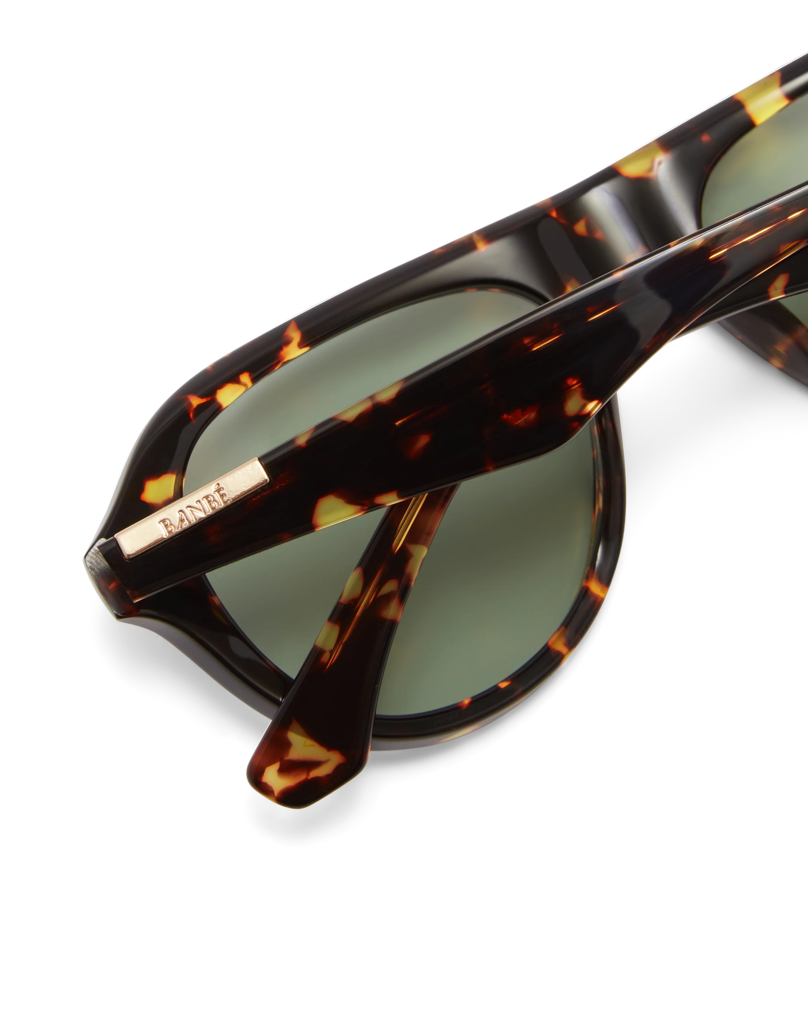 BANBE EYEWEAR - THE RILEY - AMBER TORT/LIGHT GREEN