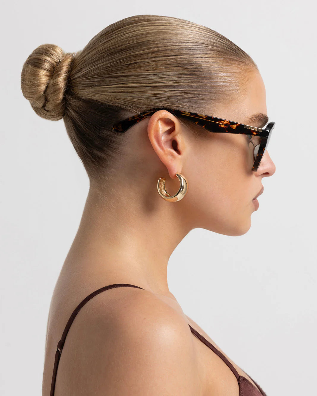 BANBE EYEWEAR - THE RILEY - AMBER TORT/LIGHT GREEN