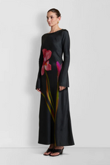 THE WOLF GANG - THEA MAXI DRESS - NOIR