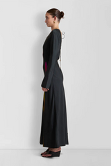 THE WOLF GANG - THEA MAXI DRESS - NOIR