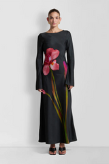 THE WOLF GANG - THEA MAXI DRESS - NOIR