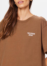 THE UPSIDE - SAMMI TEE - TOBACCO