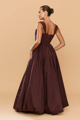 CATHERINE FERRARO - MALANIE GOWN CHOC